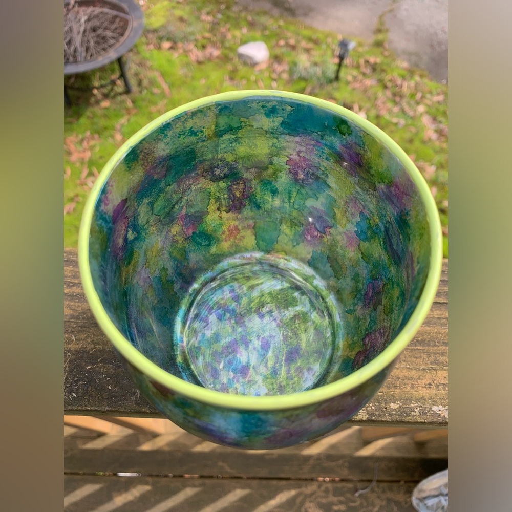 Hand Painted Multi-Use Jar/Vase - Picture 3 of 9